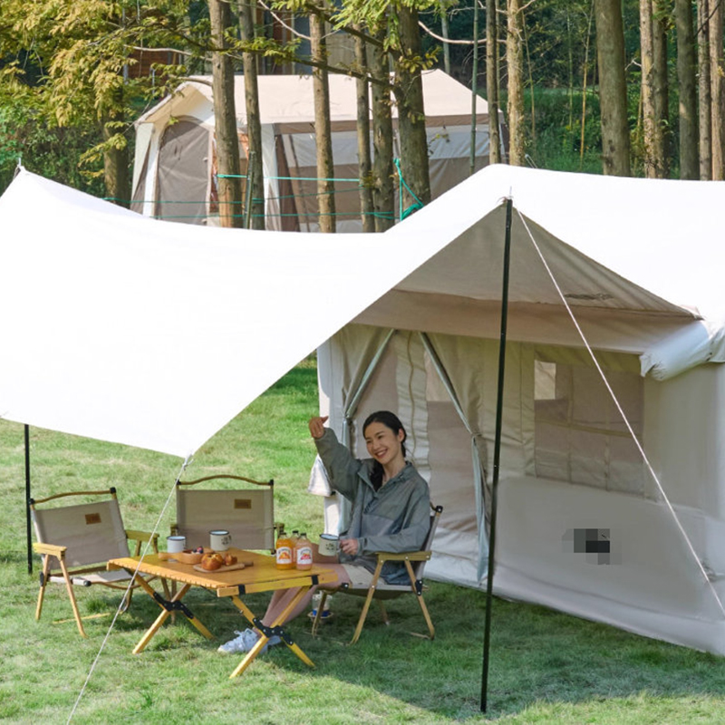 Tent gonflabil cu baldachin