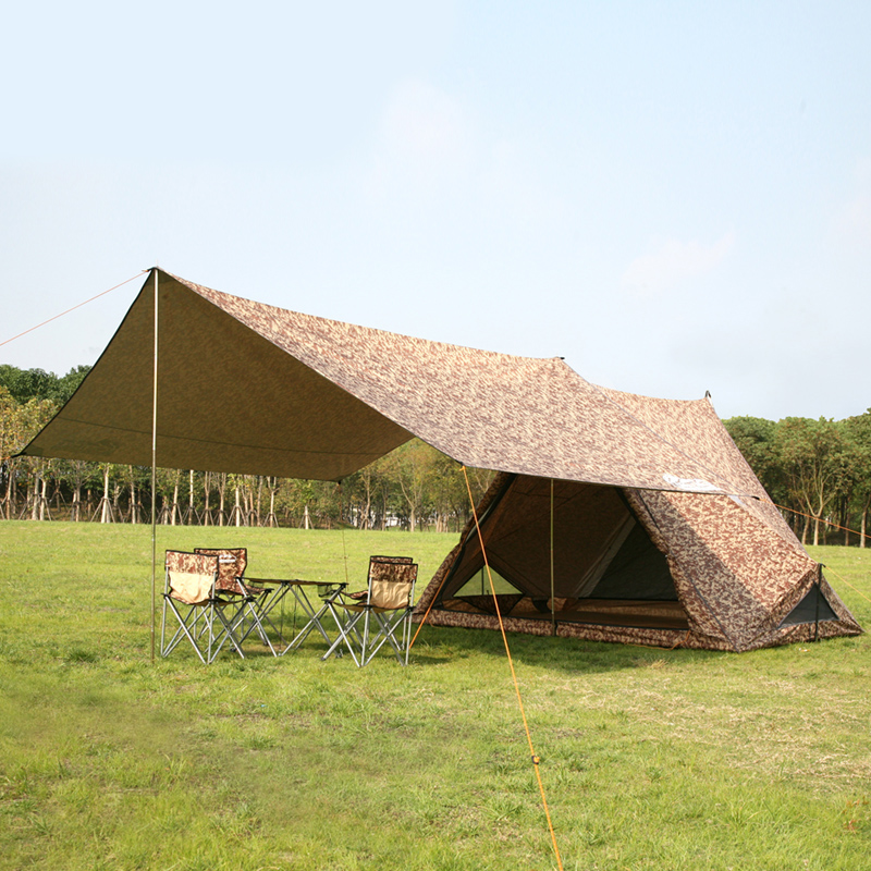 Cot de camping în aer liber